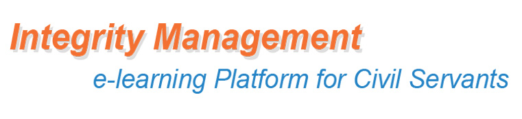 Integrity Management e-learning Platform for Civil Servants
