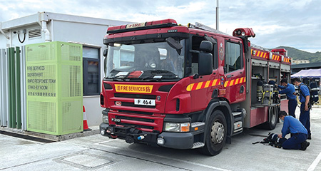 The Fire Services Department (FSD) has established “Rapid Response Teams” and “Small Fire-fighting Units” at various CIFs to provide around-the-clock support, such as firefighting and rescue services.