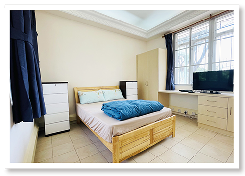 Bedroom of the Cheung Sha Holiday Bungalow.