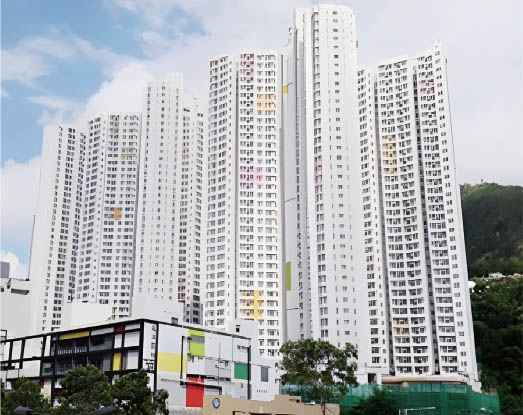 The number of units recovered over the last two years is equivalent to building a medium-sized estate. Photo shows Chun Yeung Estate in Fo Tan with approximately 4,800 units and around 12,200 residents.